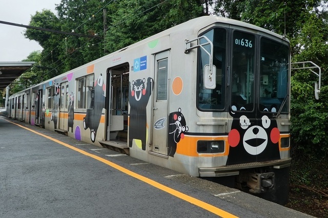 『くまモンのラッピング電車』第2弾