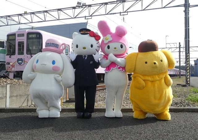 京王電鉄×サンリオピューロランド 特別ラッピング車両